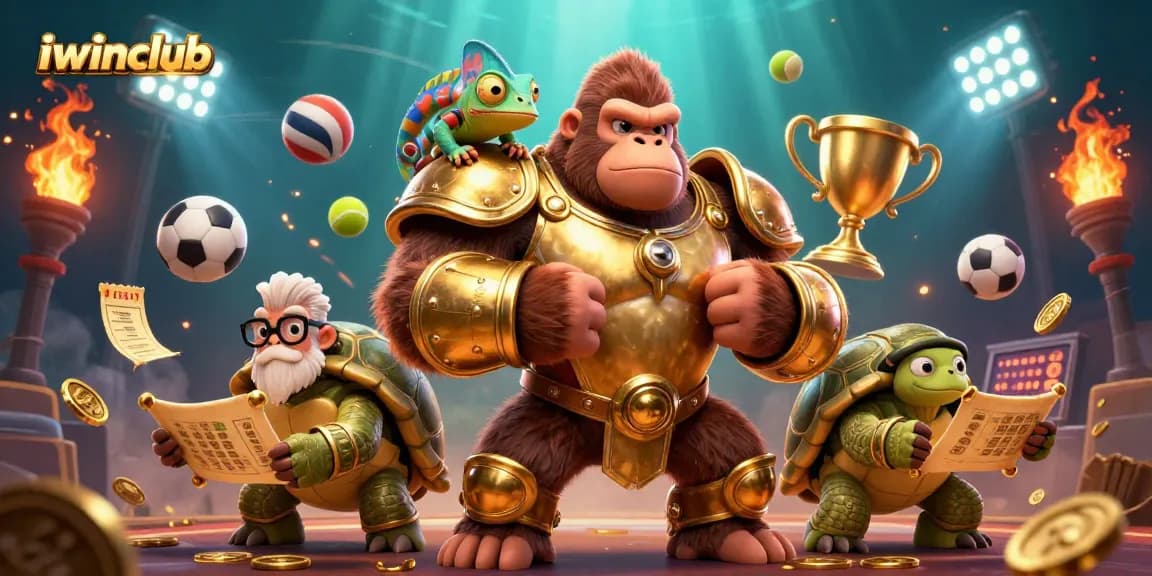 Experience the thrill of iwinclub gaming with exciting 3D characters and vibrant sports elements.