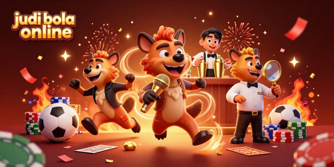 Engage in judi bola online with lively hyenas at a vibrant sports betting casino.