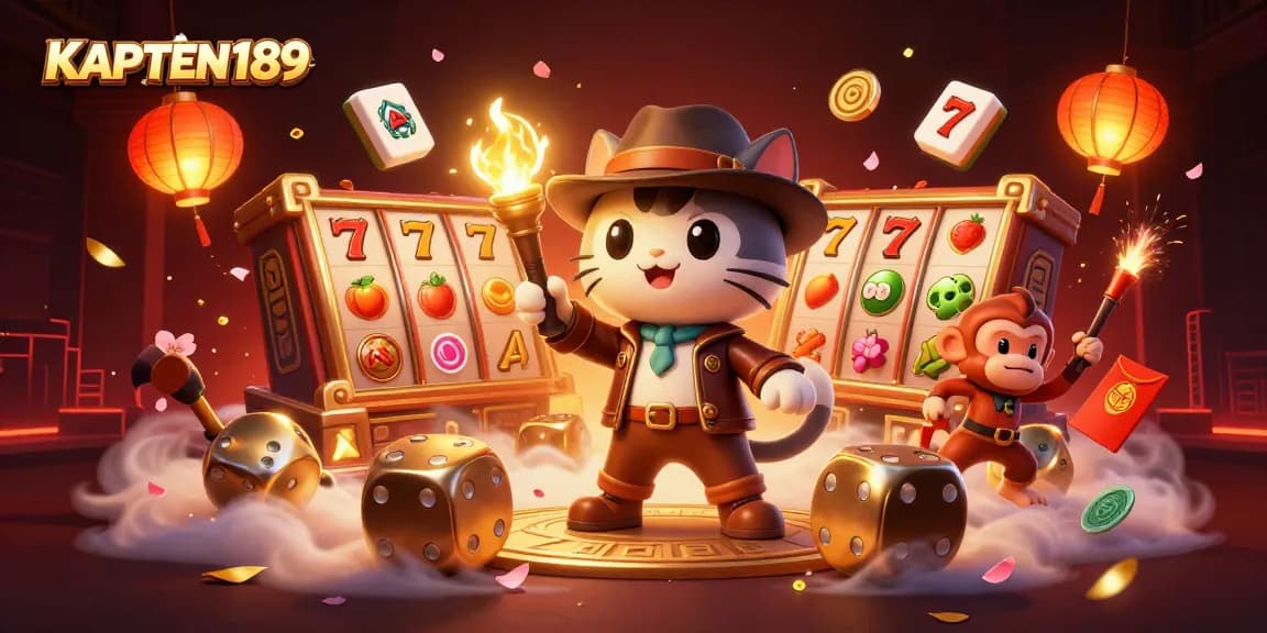 KAPTEN189 menghadirkan petualangan menyenangkan di dunia slot online dengan simbol keberuntungan yang memikat.