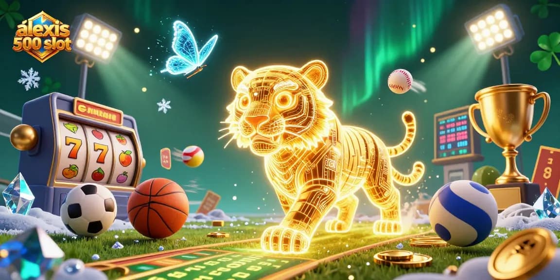 Experience the thrill of alexis 500 slot with vibrant casino elements and dynamic gaming action.