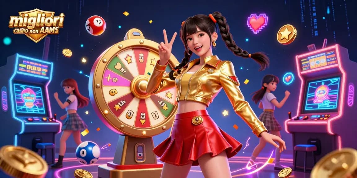 Vivi l'azione migliore nei migliori casino non AAMS con giochi vivaci e promozioni coinvolgenti!