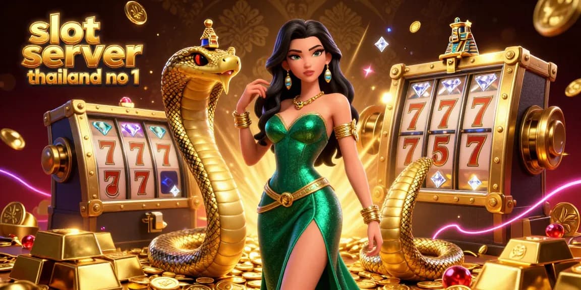 Engage with the vibrant "slot server thailand no 1" casino scene full of dazzling golden treasures and thrilling game elements.