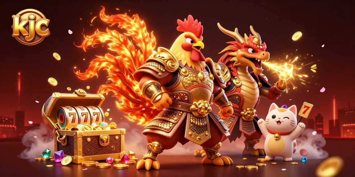 Engage with kjc's thrilling online casino adventure featuring vibrant characters and dynamic game elements.