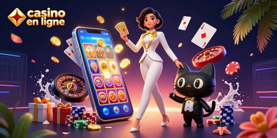 Découvrez un gameplay passionnant au casino en ligne avec des personnages glamour profitant de jeux de cartes.