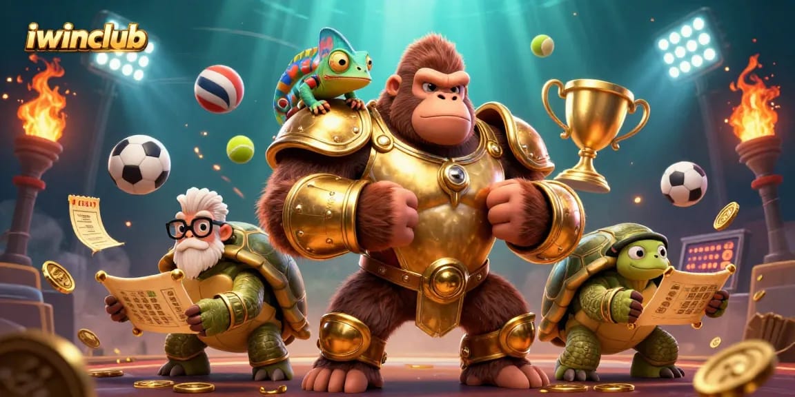 Experience the thrill of iwinclub gaming with exciting 3D characters and vibrant sports elements.