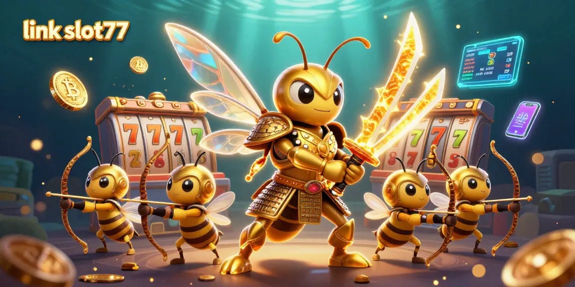 Experience thrilling spins at link slot77 with vibrant slot machine elements and exciting gaming features.