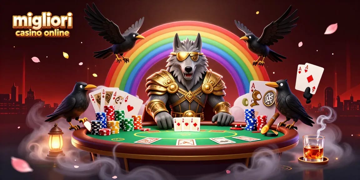 Gioca a epiche avventure nei casino con i migliori casino online con poker, fiches e personaggi vivaci.