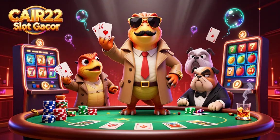 Menangkan CAIR22 Slot Gacor dengan tiga raptor menyamar dalam kasino VIP yang ramai.