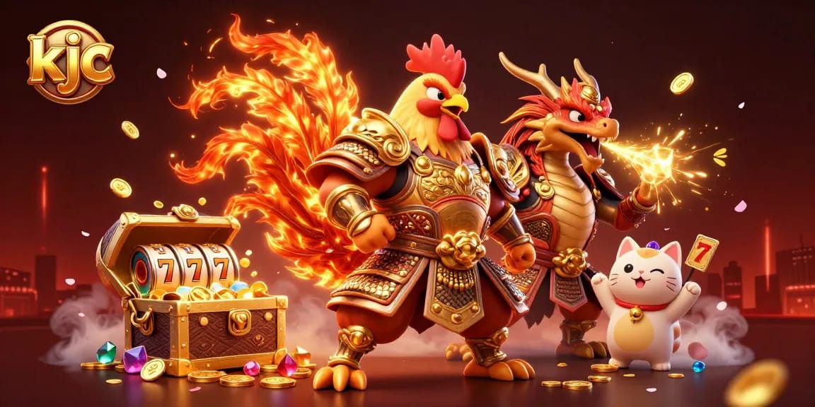 Engage with kjc's thrilling online casino adventure featuring vibrant characters and dynamic game elements.