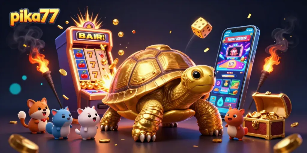 Win big at pika77 with a dazzling slot machine explosion and a lively gaming atmosphere.
