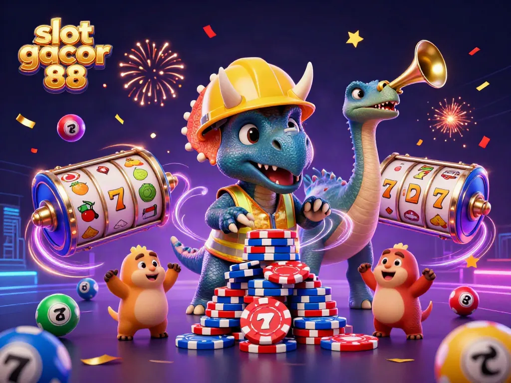 Experience the excitement of slot gacor 88 with thrilling characters and vibrant casino elements.