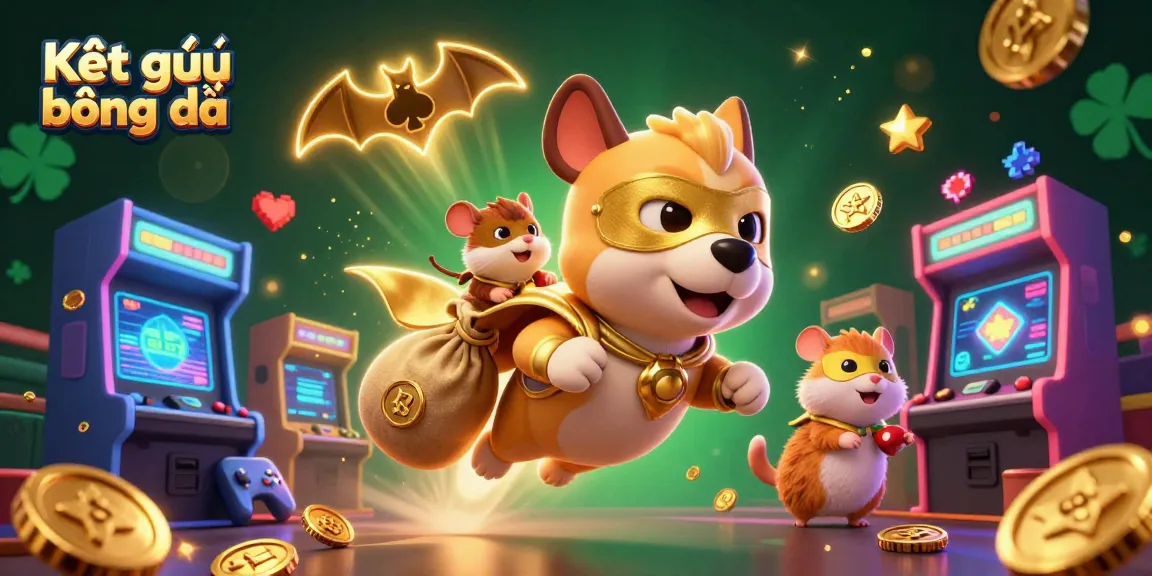 Engage in Kết quả bóng đá with our lively 3D superhero scene celebrating sports and gaming excitement.