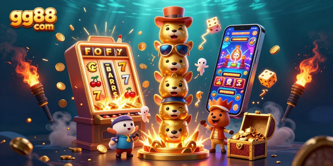 Engage with the vibrant gaming world at gg88 com featuring a colorful jackpot scene of casino excitement.