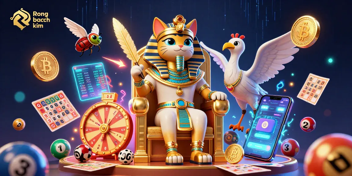 Rong bach kim highlights vibrant lottery elements in a captivating 3D scene.