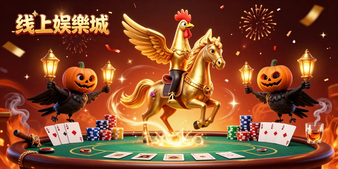 在線上娛樂城體驗輝煌賭博氛圍，玩轉金色雞頭無頭騎士與狀彩馬鬥技。