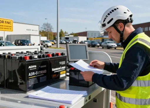 Batterie Transport Dortmund: ADR-zertifizierte fachliche Prüfung und Transport von Lithium-Batterien in Dortmund.